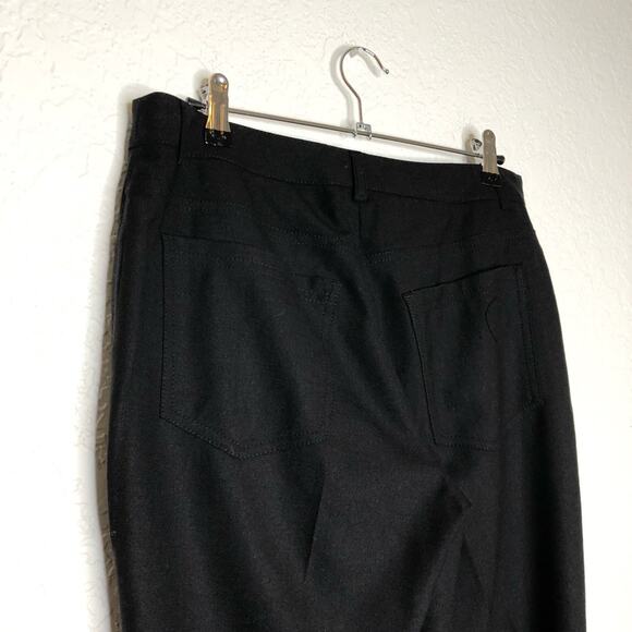Akris Punto black wool blend trouser pants size US 8 - Picture 9 of 16